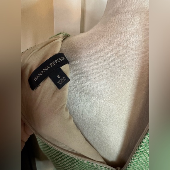 J.Crew Green Gingham Skater Cocktail Dress Racerback Sleeveless Circle Skirt - Picture 8 of 10